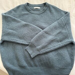 Oak + Fort Woman’s Blue Sweater